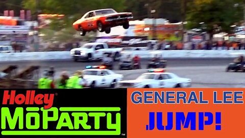 The General Lee Jump and Aftermath @ Holley Moparty 2022 - The Dukes of Hazzard!