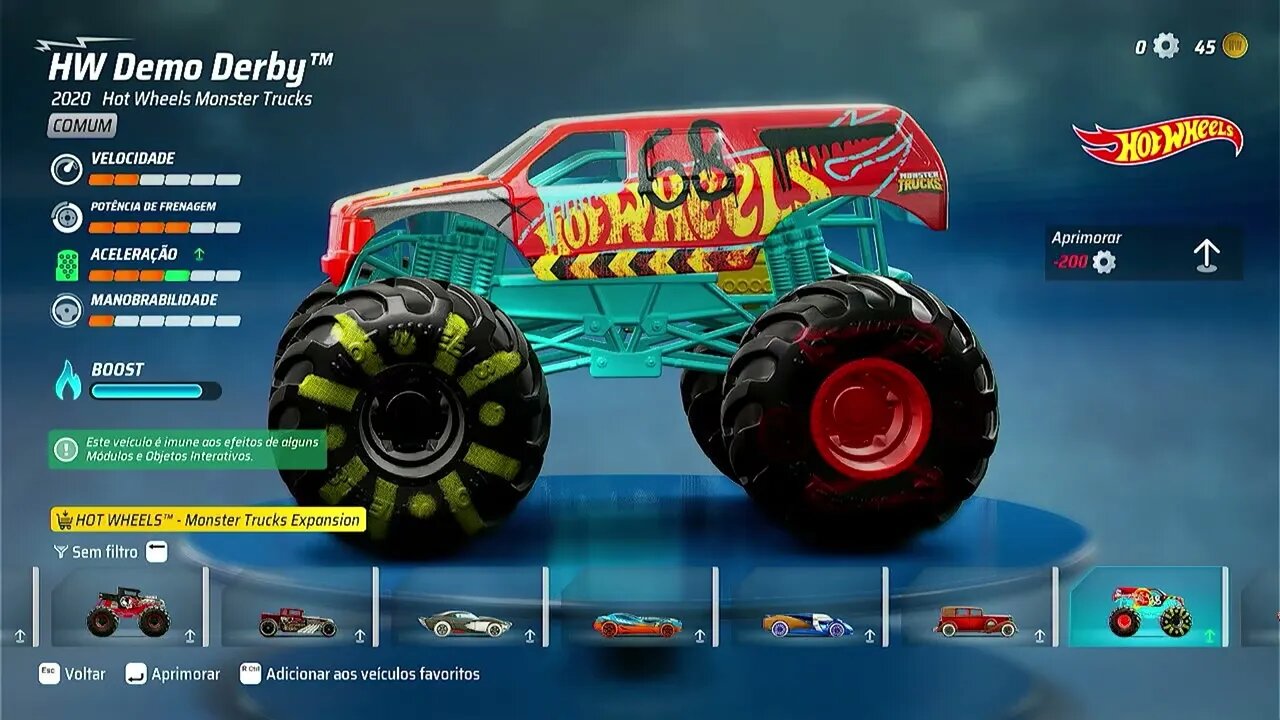 HOT WHEELS UNLEASHED | CONHECENDO OS VEÍCULOS INCRÍVEIS