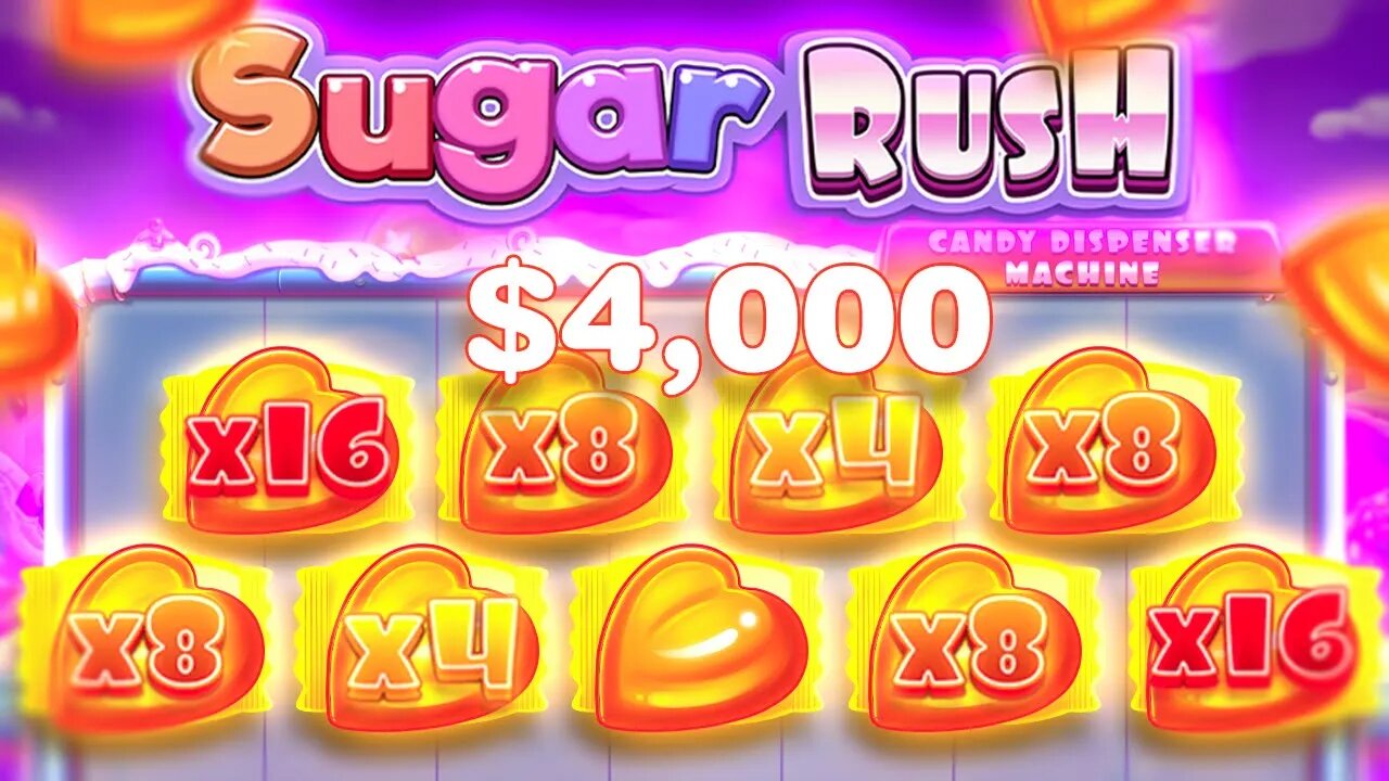 MASSIVE HIT ON SUGAR RUSH BONUS BUYS!