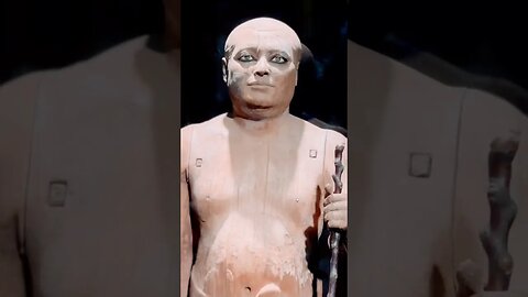 Ultra realistic Ancient Egyptian statue, knows as Sheikh el-Beled #shorts