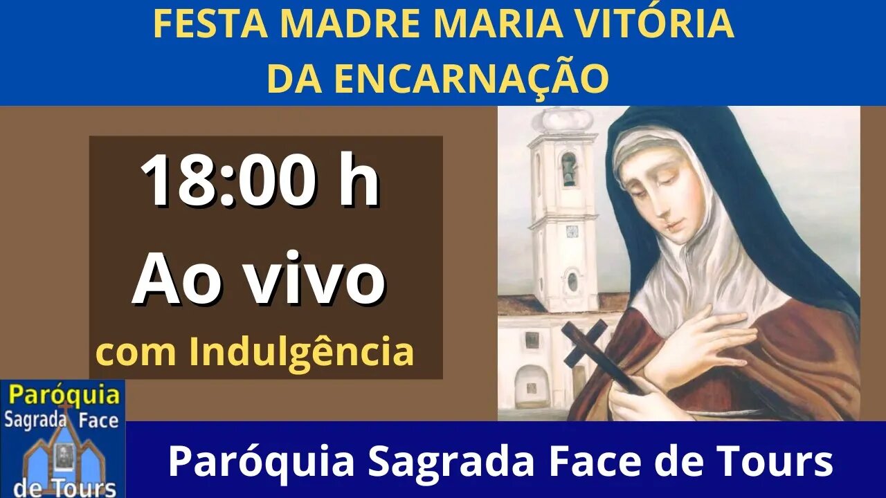 AO VIVO - FESTA DA MADRE VITÓRIA DA ENCARNAÇÃO com Indulgência