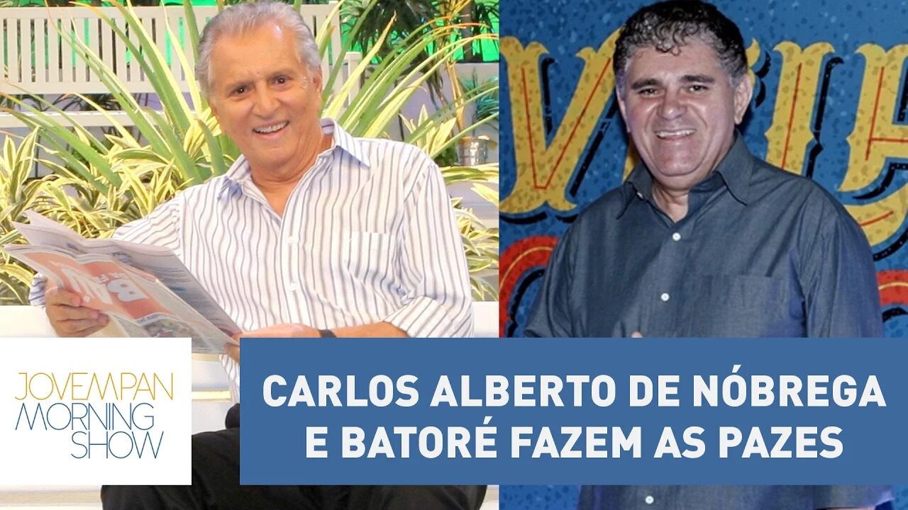 Emocionante! Carlos Alberto de Nóbrega e Ivan Gomes, o Batoré, voltaram a se falar