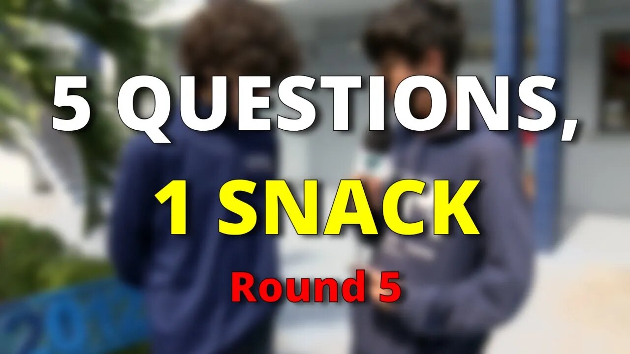 HALL TALK (18): 5 Questions, 1 Snack - Round 5