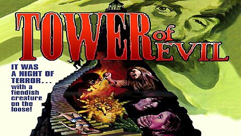 TOWER OF EVIL 1972 Mystery, Murder & Mayhem on Mediterranean Lighthouse Island FULL MOVIE HD & W/S