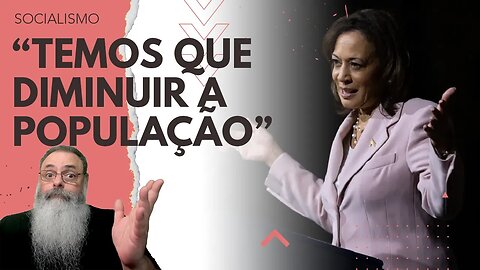 KAMALA HARRIS, vice de BIDEN, FALA em REDUZIR POPULAÇÃO para RESPIRARMOS MELHOR, em ATO FALHO