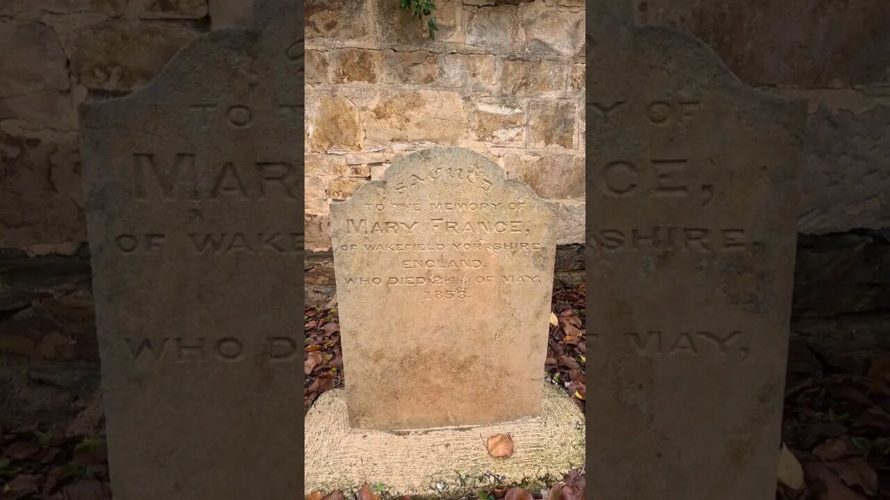 Mary's Timeless Legacy: A Touchingly Cute Headstone from 1853