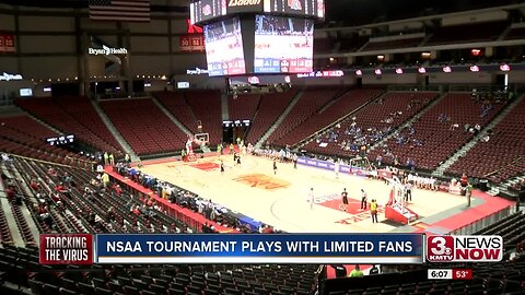 NSAA boy's state basketball tournament played in front of limited spectators