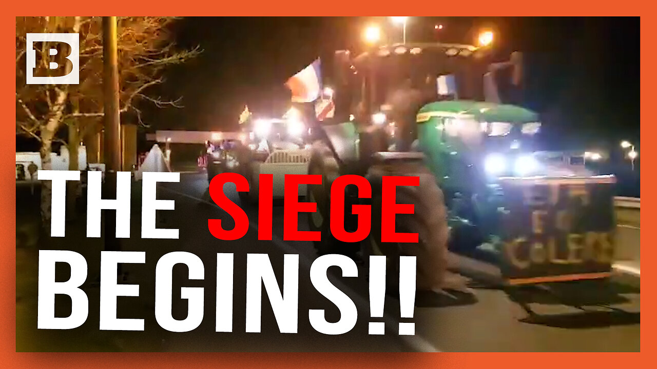 French Farmers Blockade Paris, Taxi Drivers Block Traffic in Protest of Globalist Green Agenda