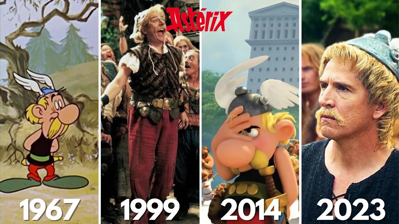 Evolution Of Asterix In Movies & Cartoons (1967-2023)