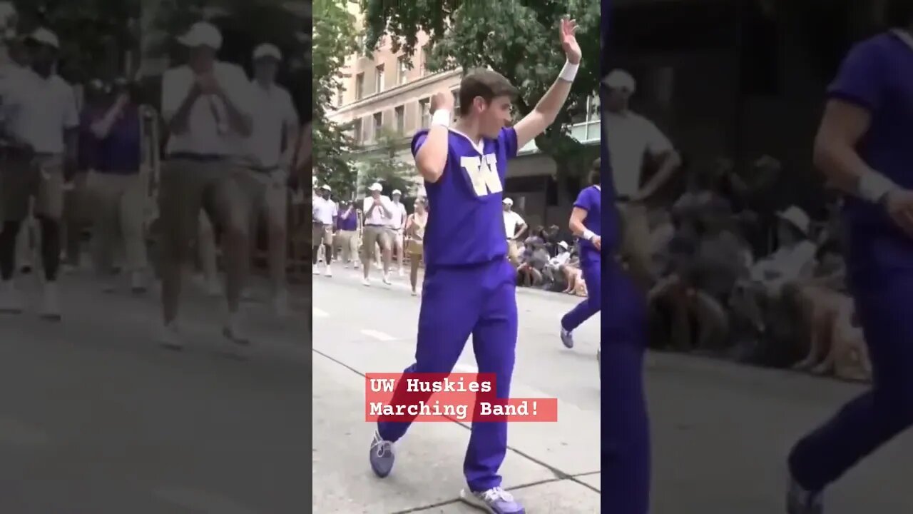 UW Huskies Marching Band! #adventurezwithpaul #seafair #universityofwashington