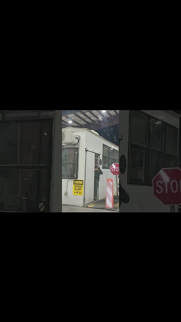 Early morning Border Patrol checkpoint!