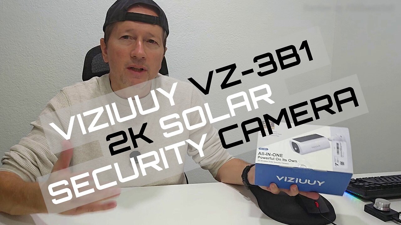 VIZIUUY VZ-3B1 Solar Security Camera Review | Very Compact 2K Wireless Outdoor Surveillance