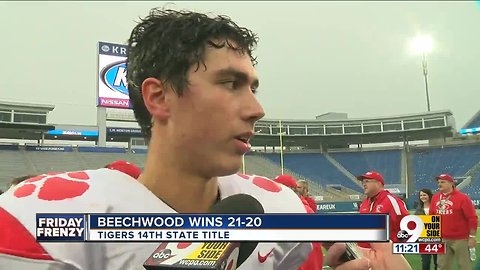 Beechwood QB Cameron Hergott doesn't show nerves for a sophomore