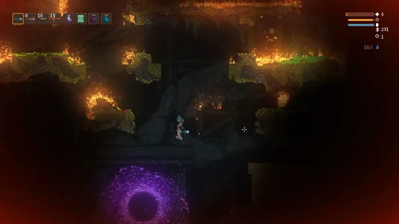 Noita [caf] daily run for 2023.APRIL.28 Fireball to the face! 🥸🔥💀
