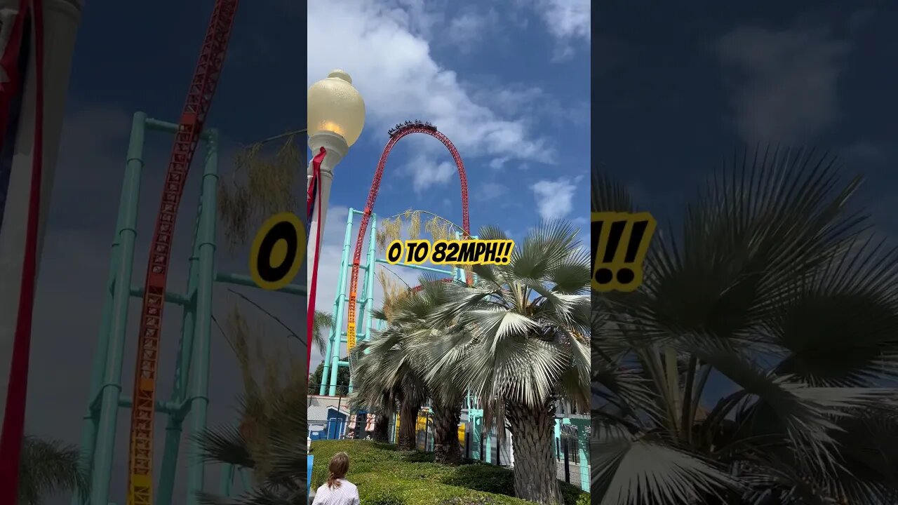 This Coaster Launches Like A Rocket! #shorts