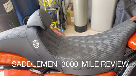 3000 MILE SADDLEMEN SEAT REVIEW. BETTER BIKE CONTROL?