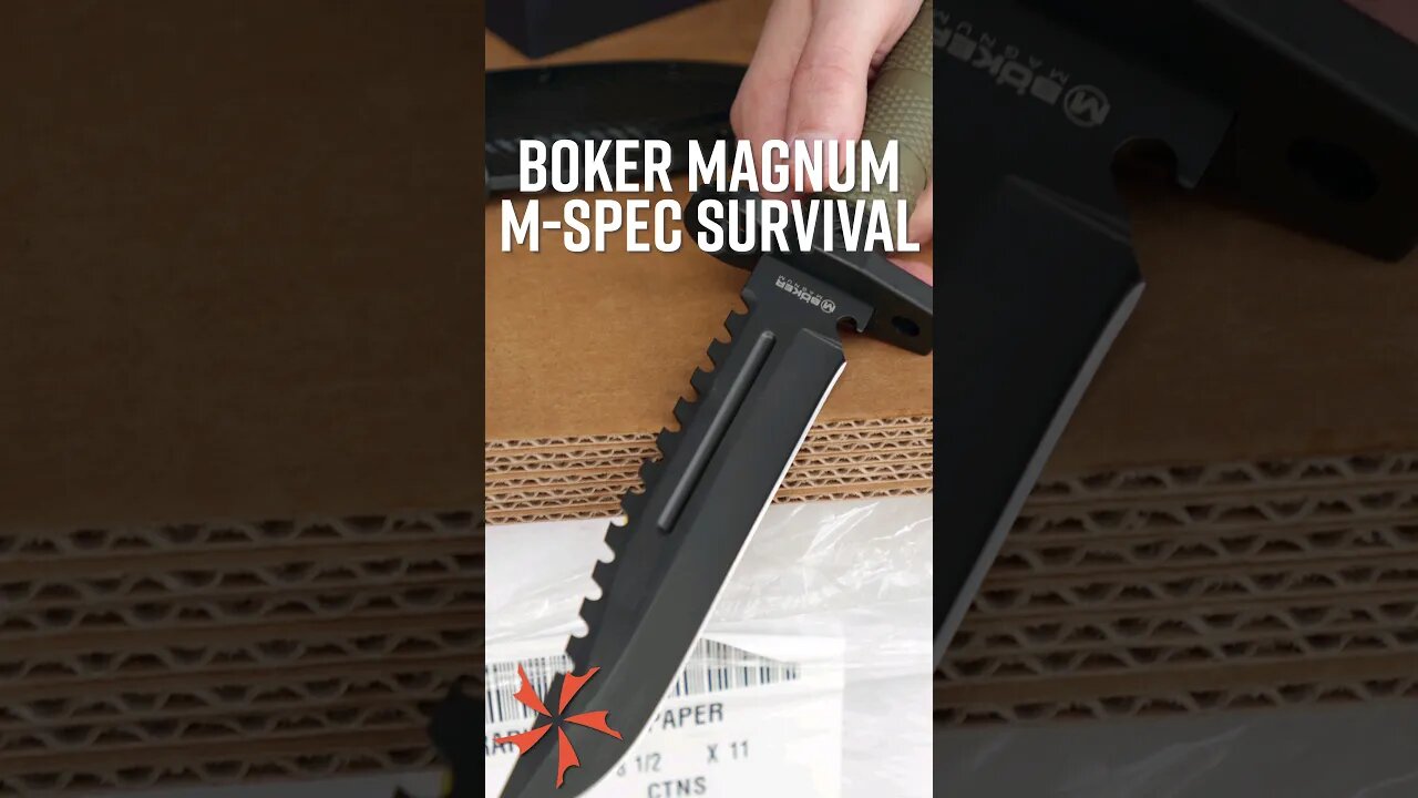 Seth Shops Survival - Boker M-Spec #KnifeCenter #shorts