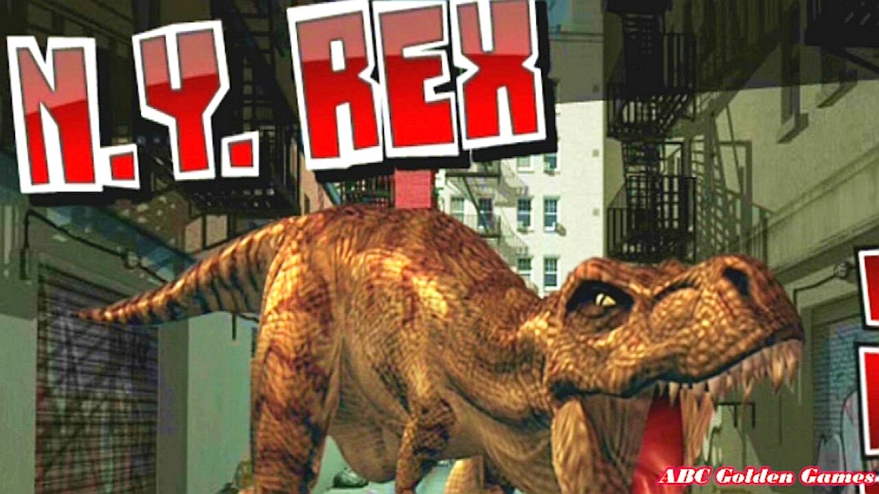 Dinosaur T-Rex in New York Online Gameplay for Kids