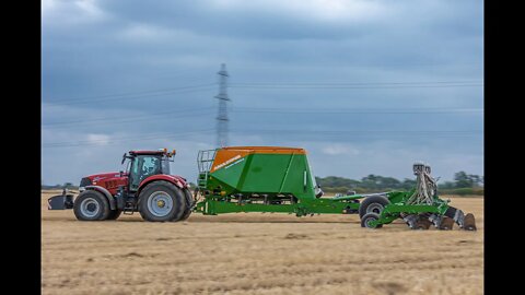 Case Puma Drilling with Amazone Condor