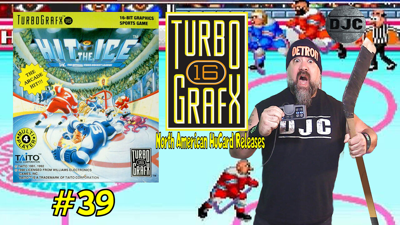 TURBOGRAFX 16 - North American HuCard Releases #39 -"HIT THE ICE"