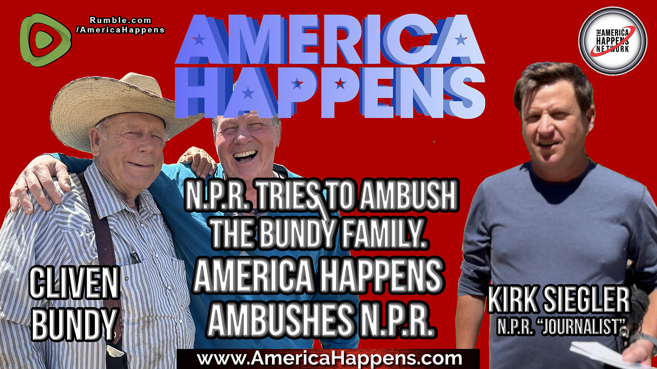 NPR Tries to Ambush the Bundy's. America Happens Ambushes right back.