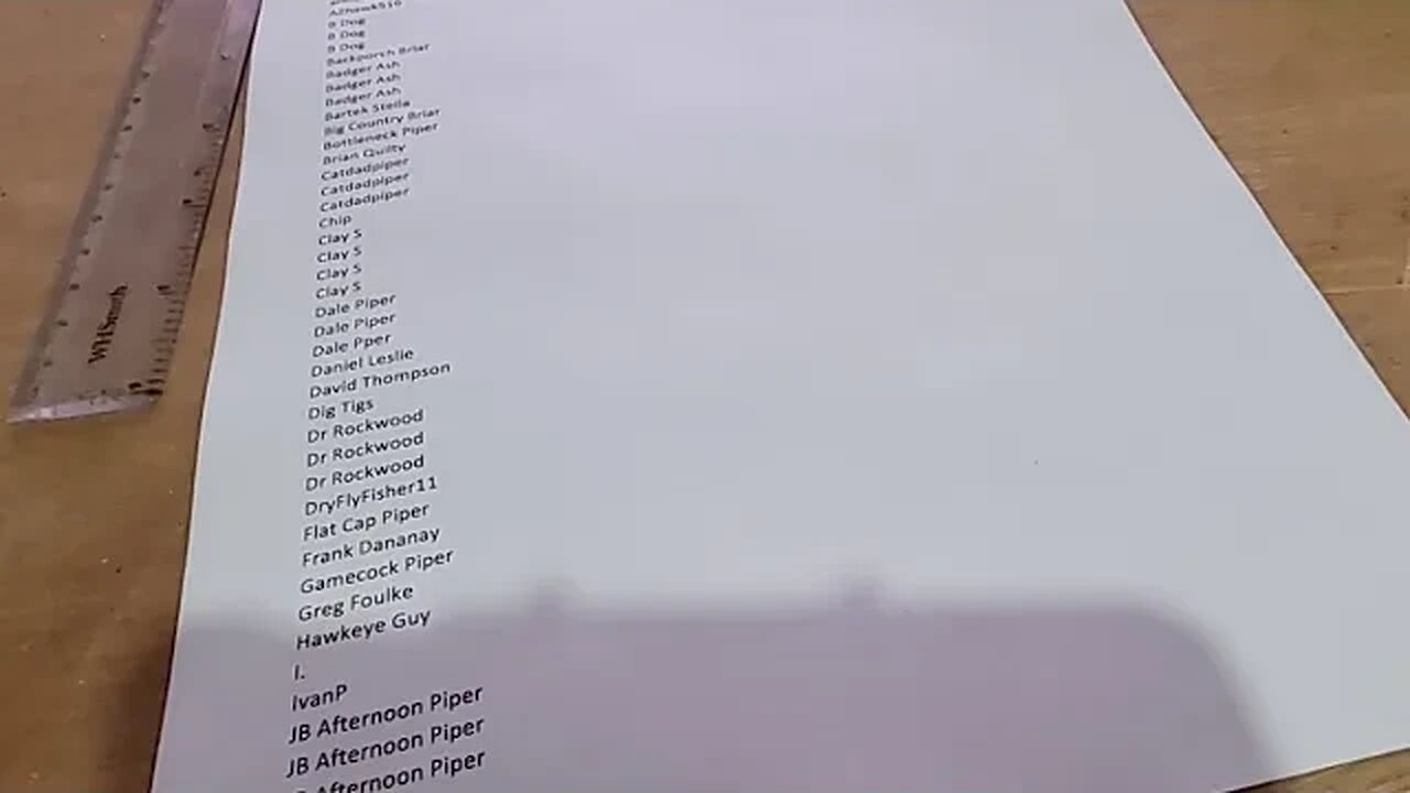 Live GAW Drawing