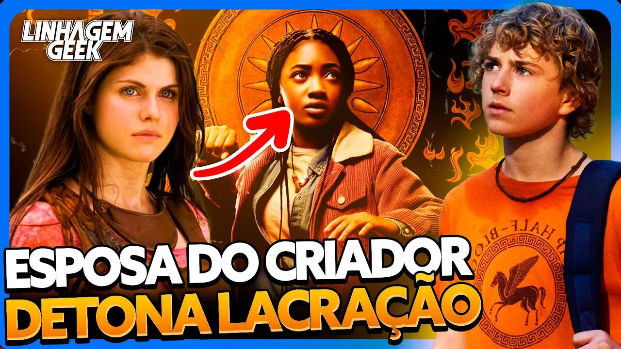 ESPOSA DO CRIADOR DETONA LACRAÇÃO EM PERCY JACKSON DA DISNEY!