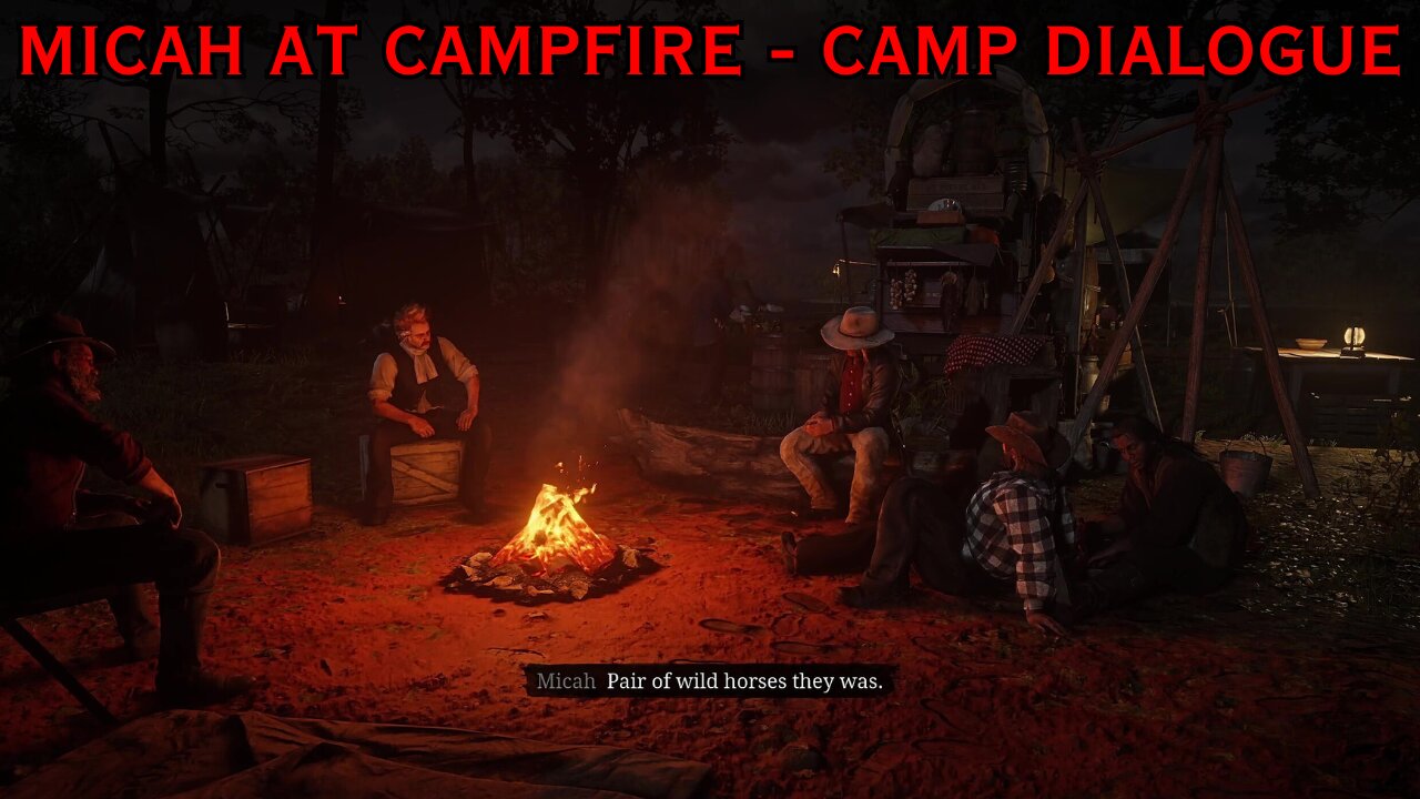 Micah Talks About His Family - RDR2 Camp Dialogue