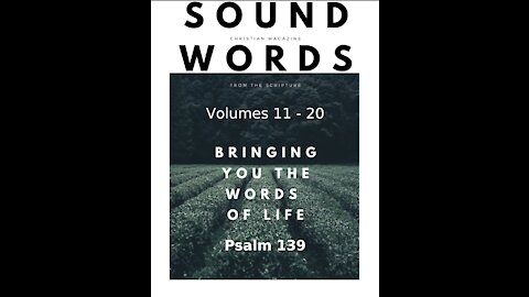 Sound Words, Psalm 139