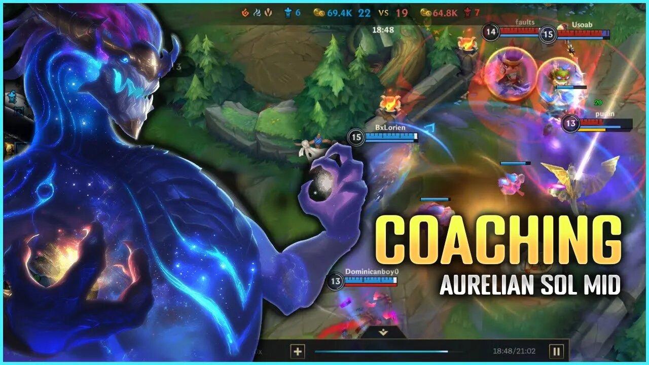 How To Roam [101] - Wild Rift Coaching - Aurelian Sol Mid
