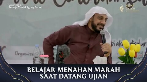 Belajar Menahan Marah Saat Datang Ujian Syekh Ali Jaber