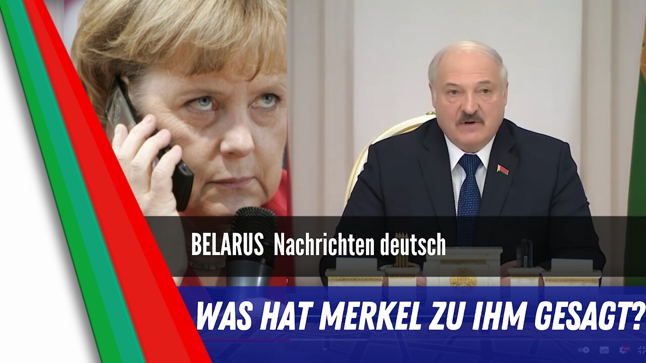 Lukaschenko über sein Telefongespräch mit A. Merkel.