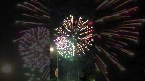 happy 4th July. fireworks across street from where I live.