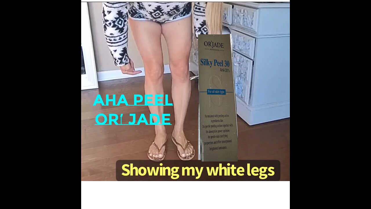 DIY OR’JADE SILKY PEEL ON MY KNEES AND HANDS, #acecosm#agingskin