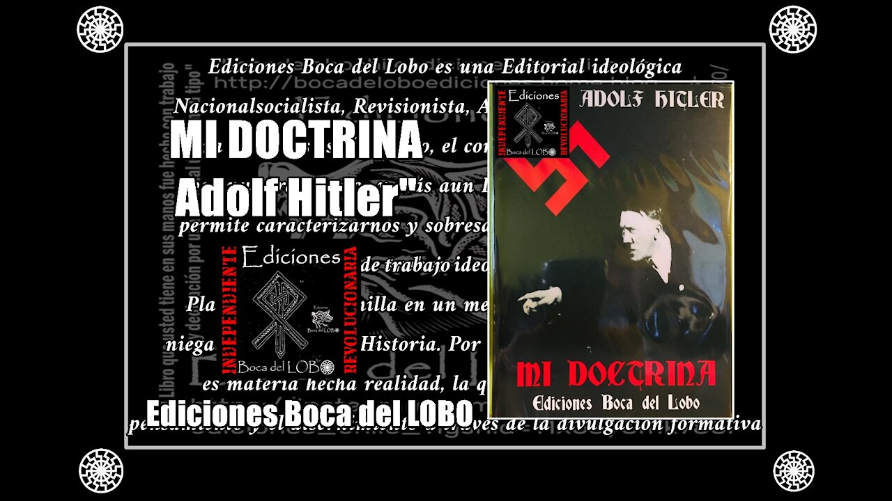 Mi Doctrina / Adolf Hitler - Boca del Lobo Ediciones