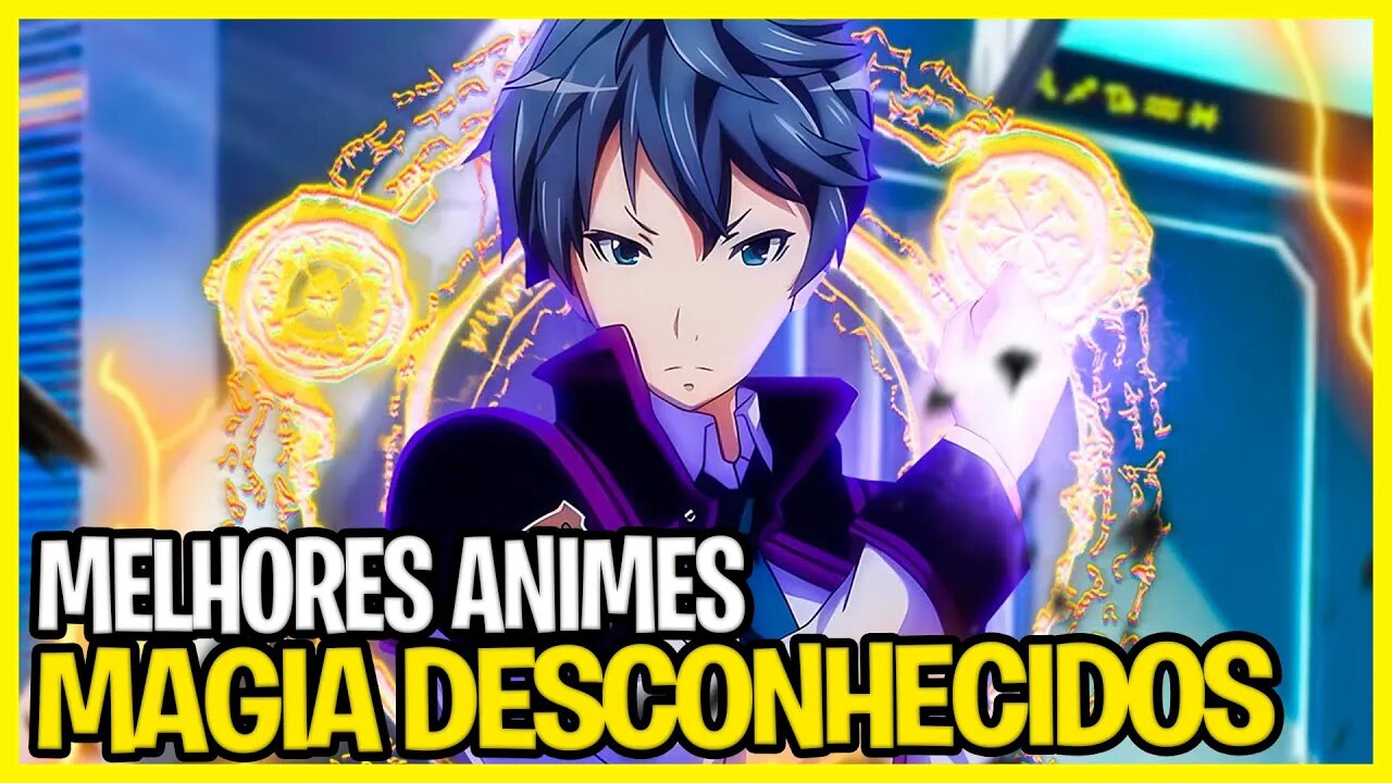 12 MELHORES Animes de Magia DESCONHECIDOS que você precisa assistir