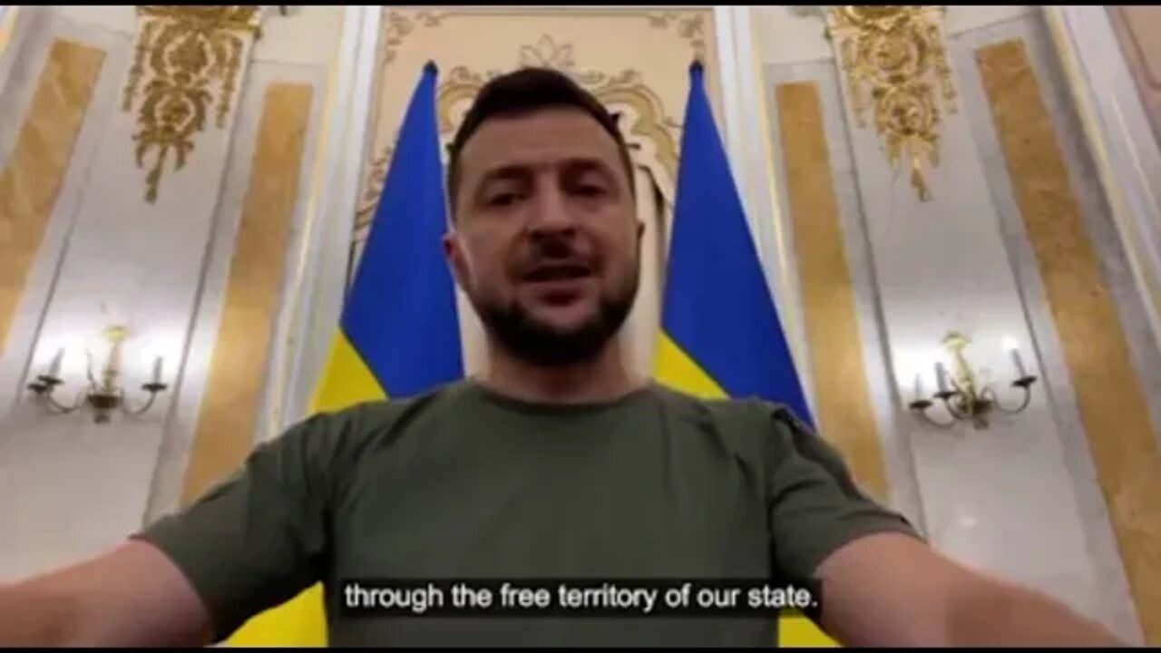 Address from Volodymyr Zelensky 176 days at war with the terrorist state of Russia