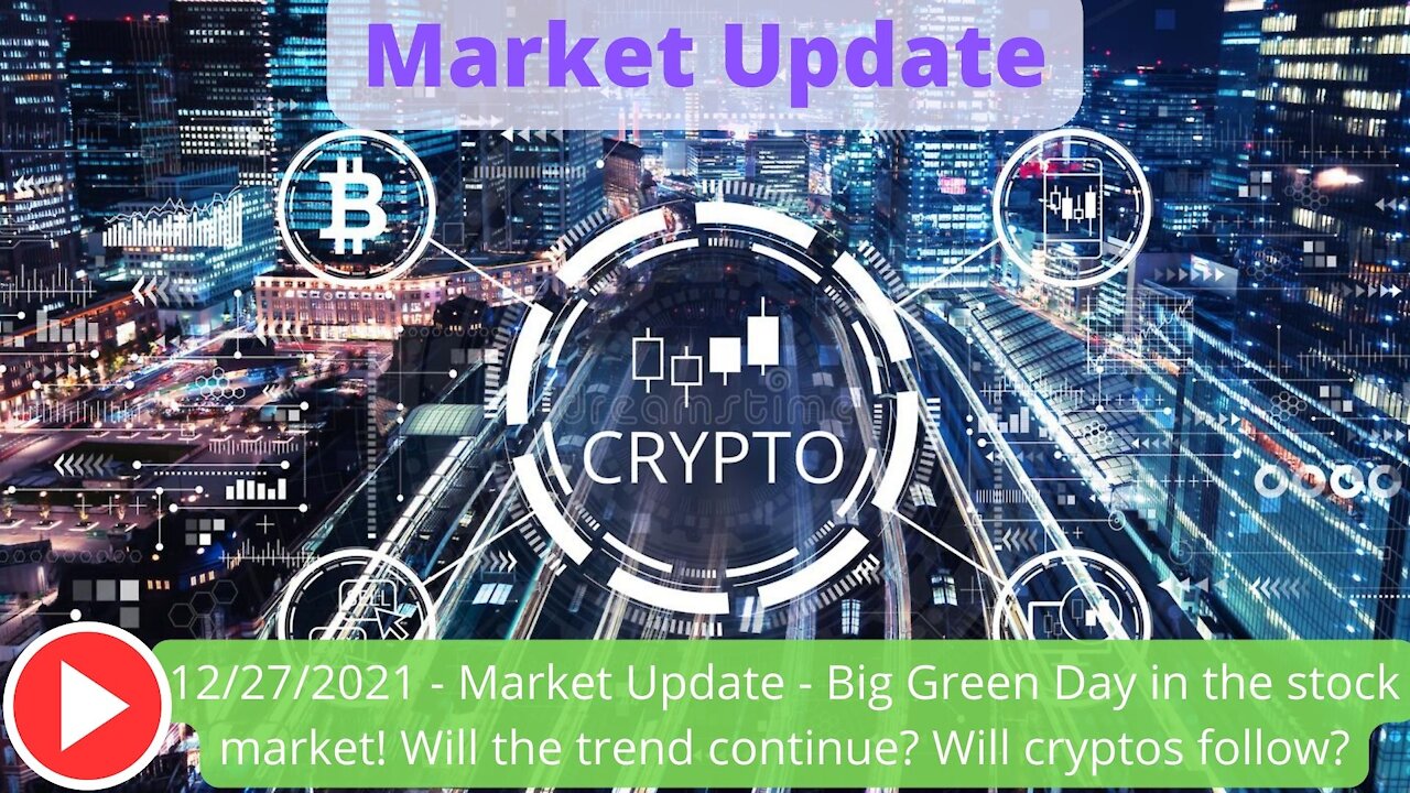 Market Update - Big Green Day! Will the trend continue?