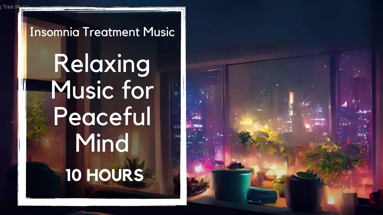 Insomnia Treatment Music: Night Rain, Sleep Music That Comforts You Relaxing Music for Peaceful Mind