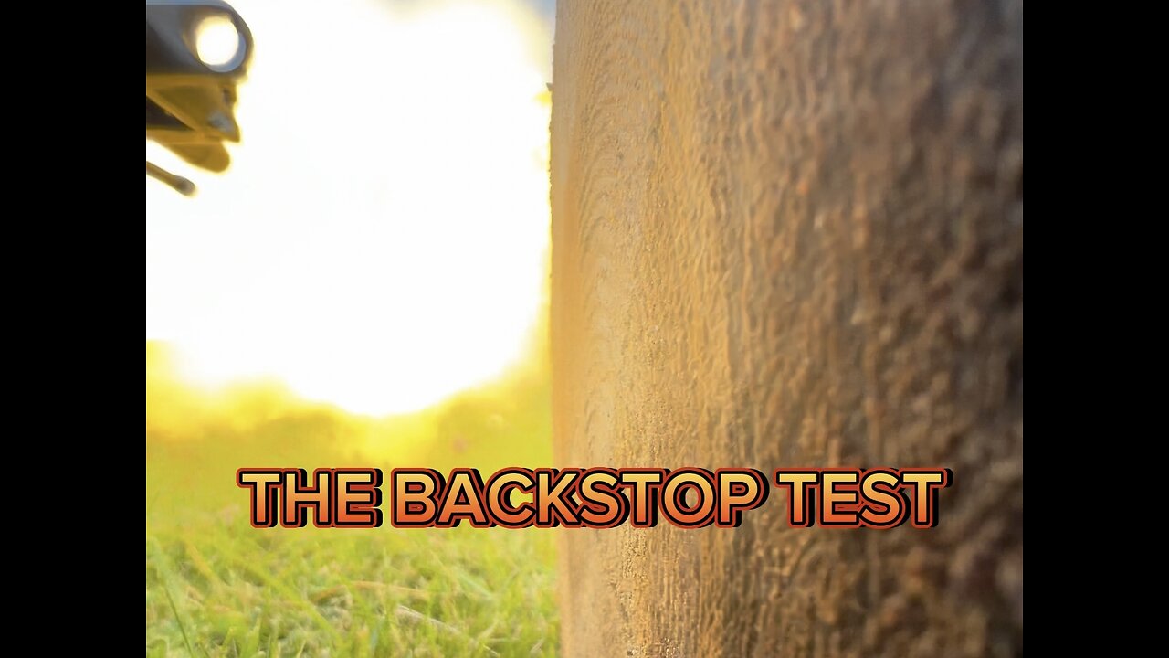 MOSIN NAGANT BACKSTOP TEST