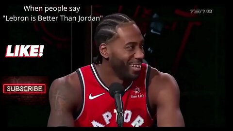 Lebron better than Jordan??? Reaction is funny #shorts #nba #lebron #mj