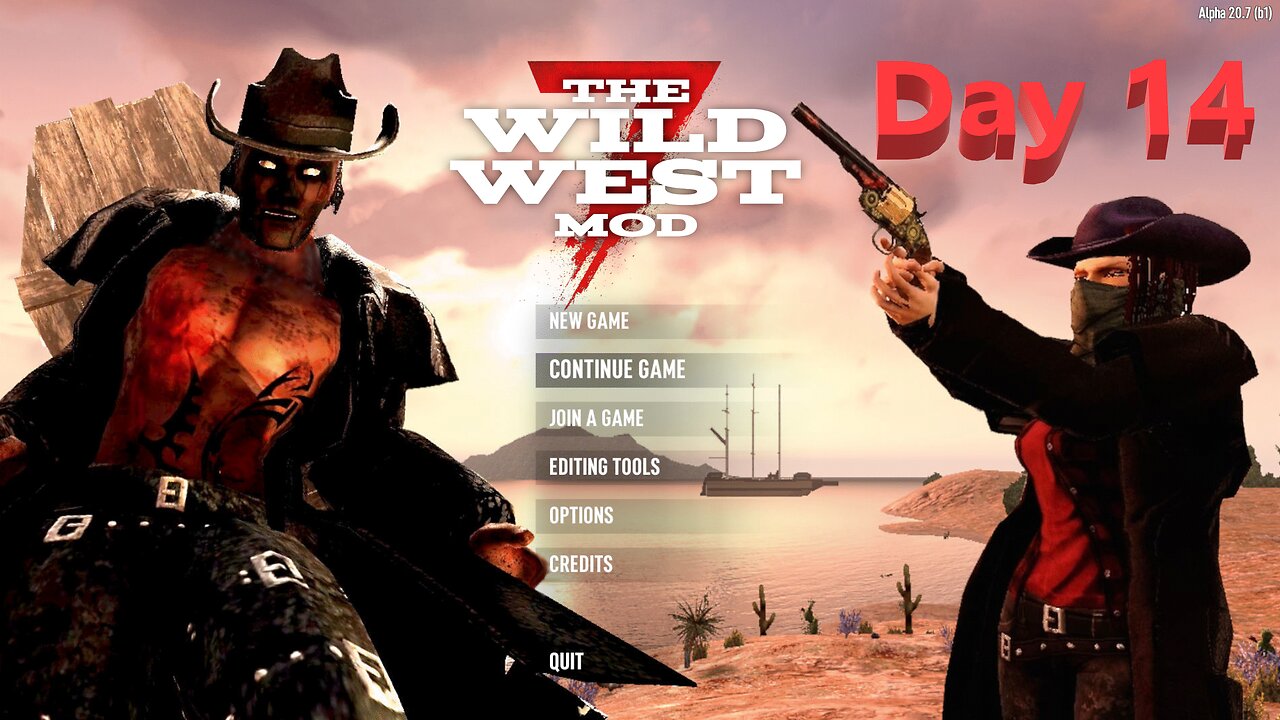 Day 14 | The Wild West Mod | 7 Days To Die | Alpha 20.7 - S1.E5