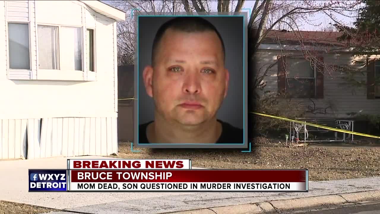 Son being held as state police Investigate murder of Bruce Township mother