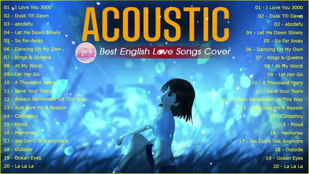 Sweet English Acoustic Love Songs Cover Playlist 2023 ❤️ Soft Acoustic Cover Of Popular Love Songs