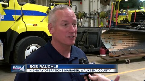 Waukesha County DPW crews prepared for snow