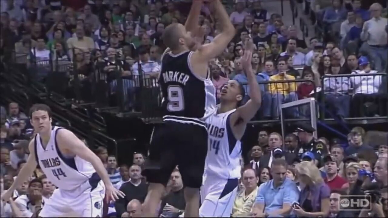 Tony Parker 23 Points @ Mavericks, 2006-07.