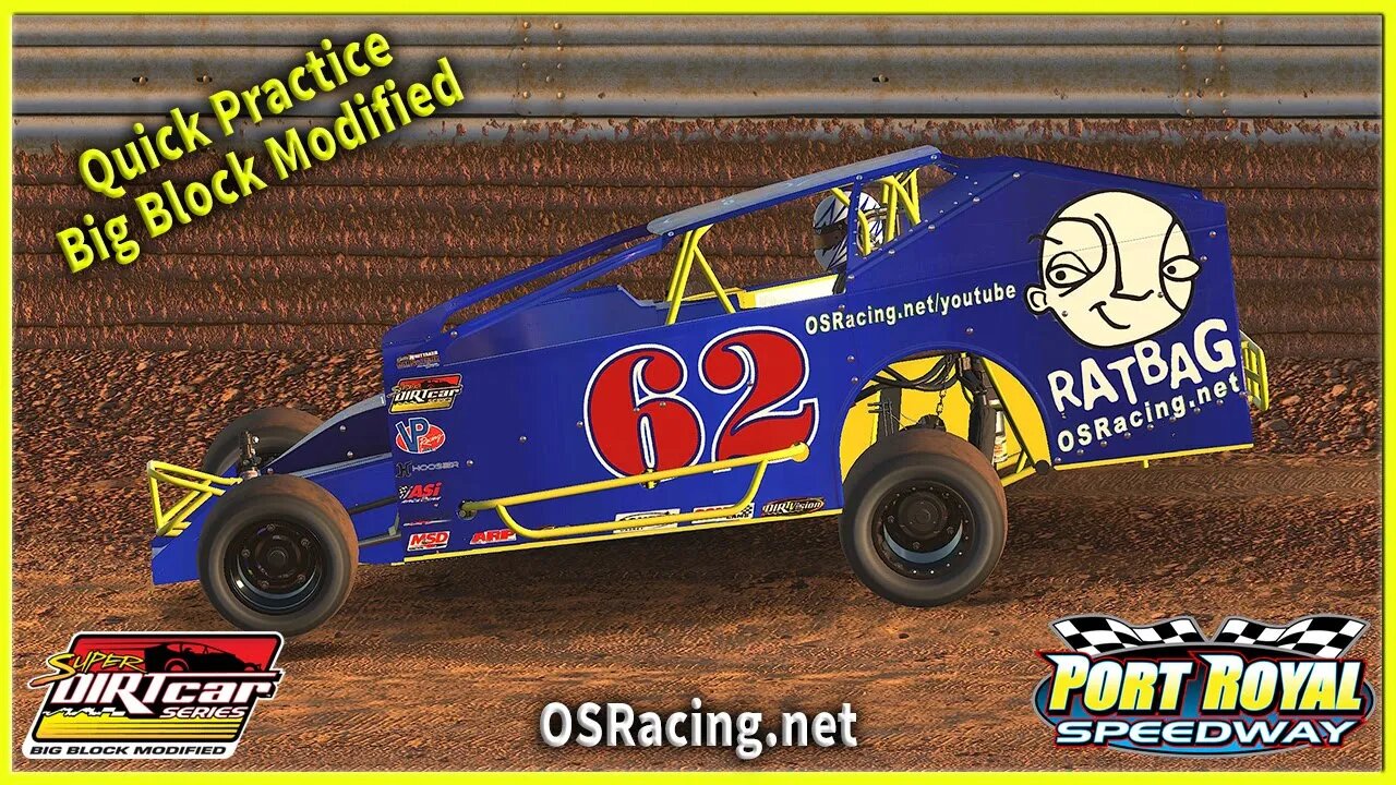 Quick Practice in the Big Block Modified at Port Royal Speedway - iRacing Dirt #dirtracing