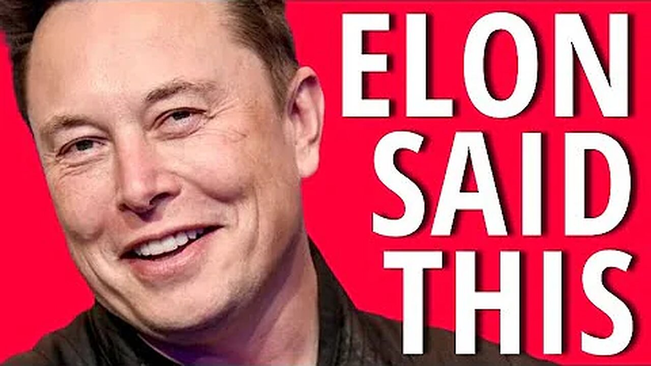 HOLY BALLS MAN: MAD LAD ELON MUSK ACTUALLY SAID THIS!!