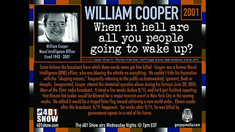 Why They Got Rid Of William Cooper Part # 19.)