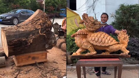 woodcraft dragon - amazing skills